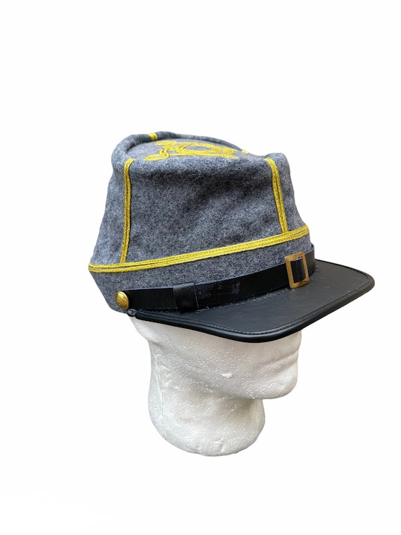 Union Civil War CS Captains Kepi Hat 