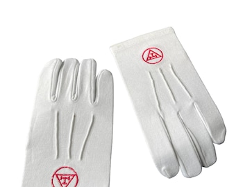 Freemasons Chapter Royal Arch Triple Tau Cotton Gloves - Foto 7