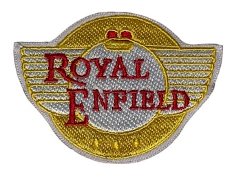 Royal Enfield haftowana naszywka/odznaka prasowana
