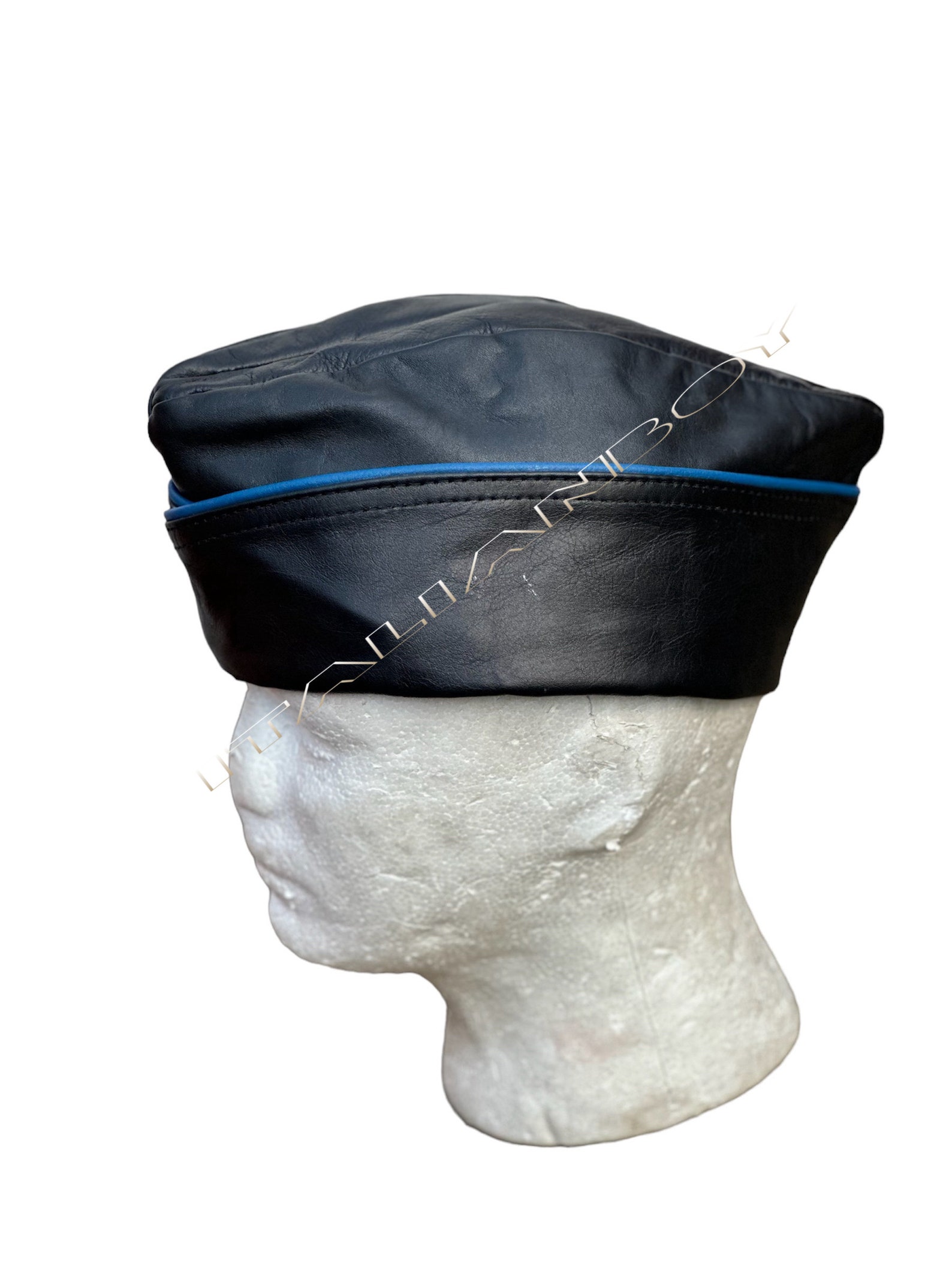 The Gay Fetish TRIANGLE Black With Blue Trim Cap - Etsy