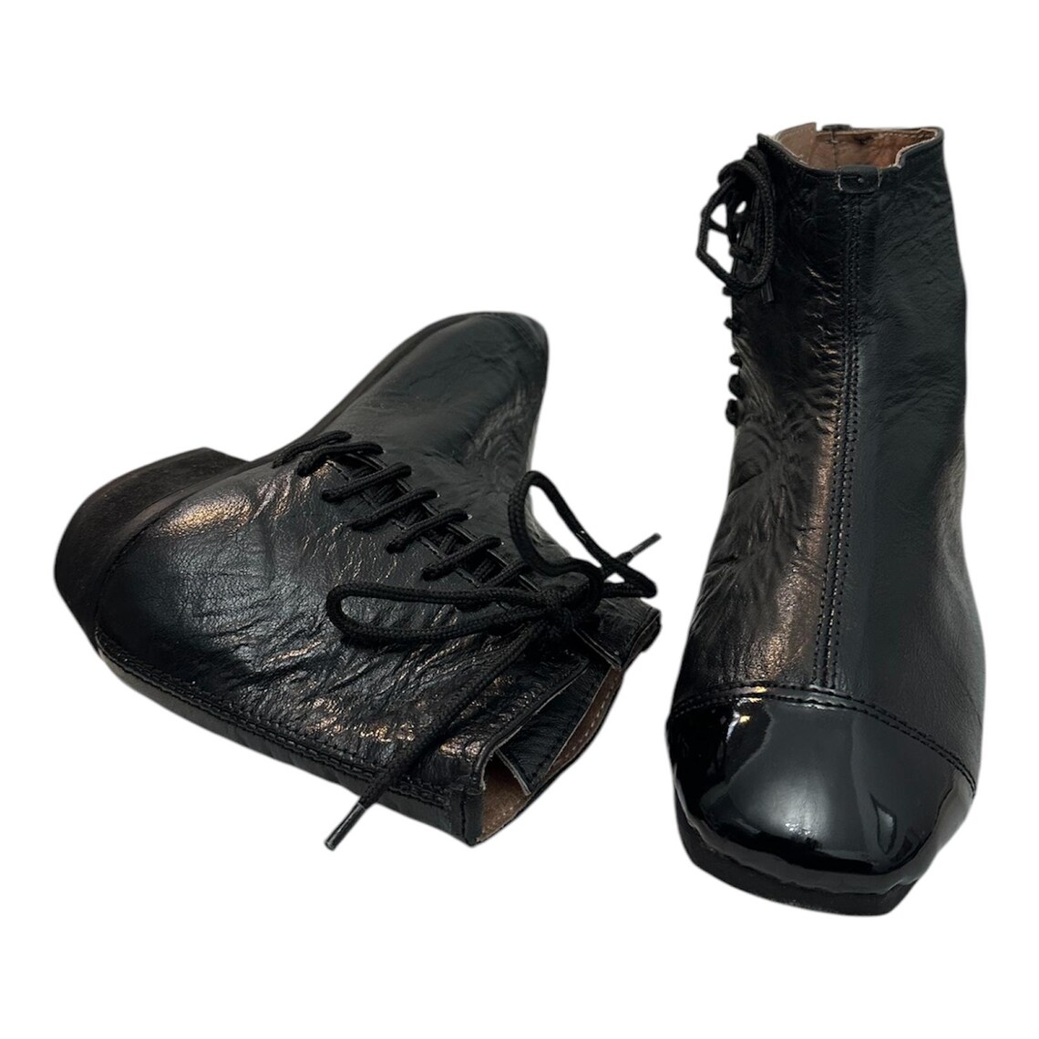 Victorian Civil War 1860's Woman's Balmoral Shoes - Etsy