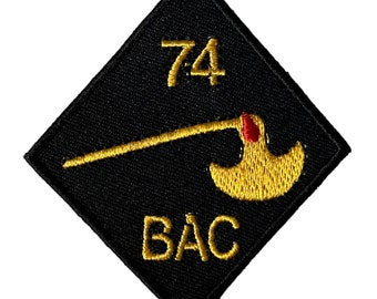 74th BAC (Battle Axe Company) Embroidery Ironed Patch/Badge