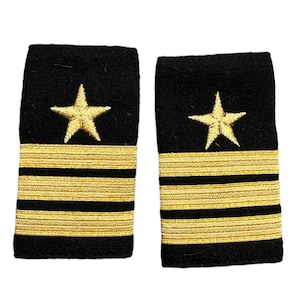 The US NAVY Commander Soft Shoulder Rank Epaulette