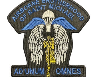 Saint Michael’s Airborne Forces iron patch badge