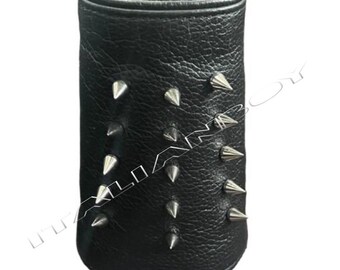 Clearance price  Mens Real Cowhide Leather Biker, Gay, Cuff ,Bracelet with decorative spikes