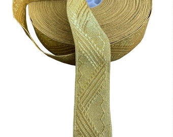 Military Gold Austrian Wave Lace Briad Width Size:4CM (PRICE PER METRE)