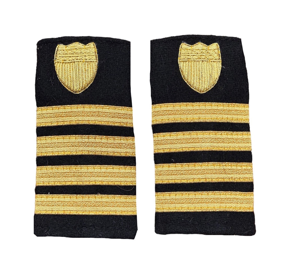 U.S. COAST Guard ENHANCED CAPTAIN Shoulder Board Epaulette - Etsy