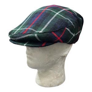 Vintage scottish flat Cap / Gentlemens Hat   In Mackenzie Tartan
