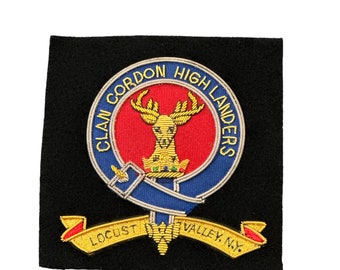 Insigne de blazer des Gordon Highlanders du clan