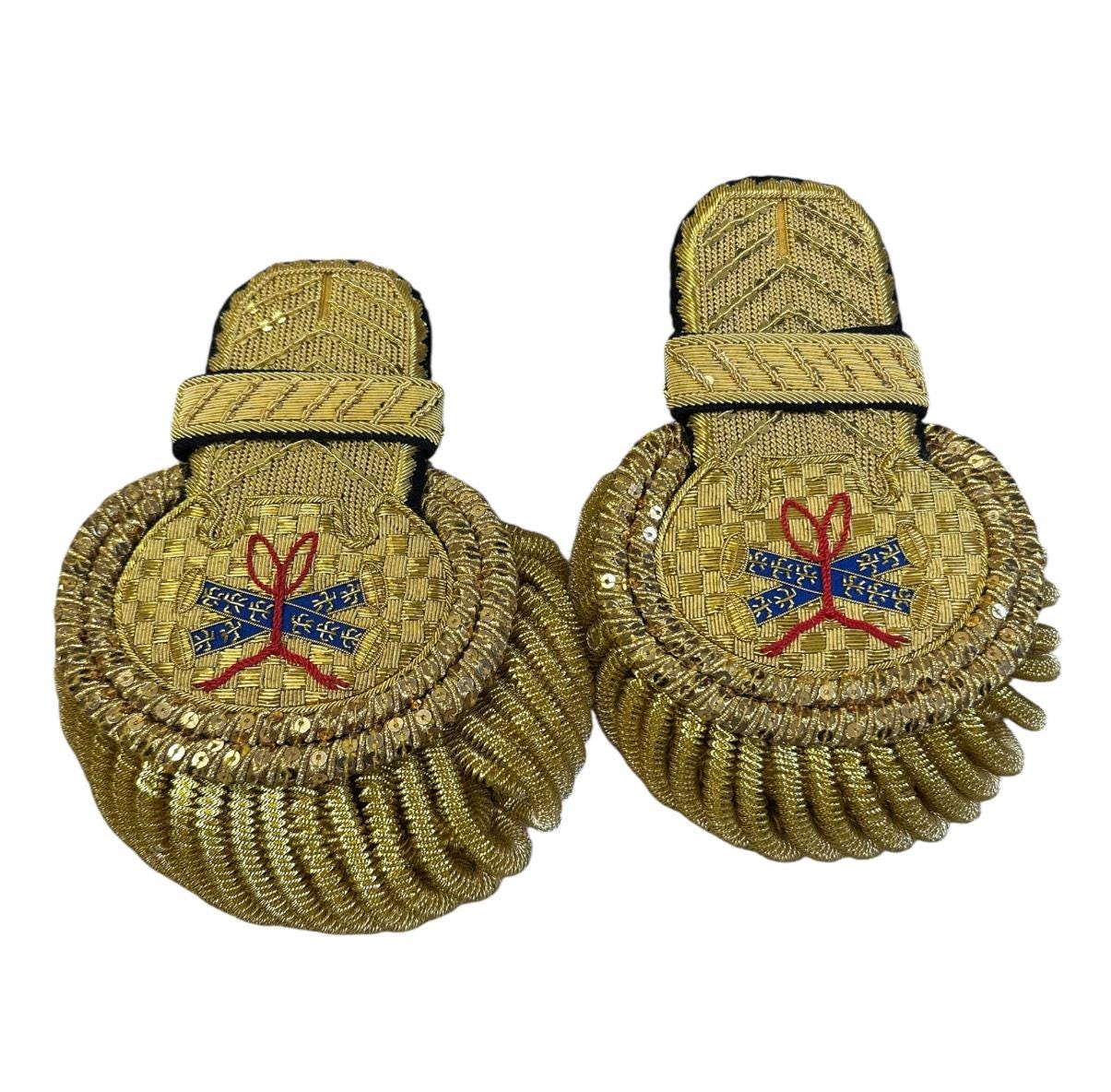 Empire Uniform / Schulterpolster Epaulette aus dem 19