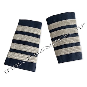 Captain Pilot Navy Blue 4 Bars Epaulette