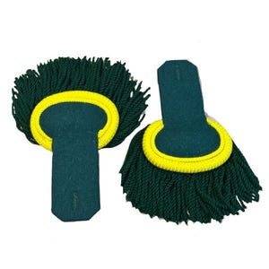 Civil War Green Worsted Epaulette pair