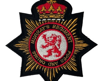 Murray's Regiment Pipes and Drums Embroidery Patch