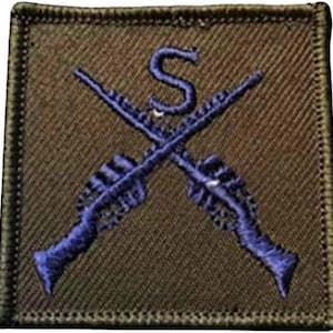 BRITISH ARMY SNIPER Sew uniform patche badge