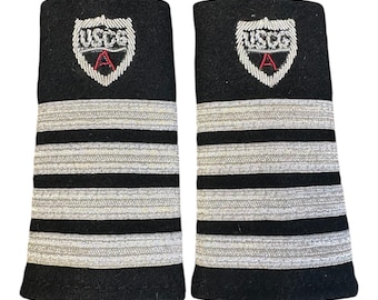 US Coast Guard Auxiliary ENHANCED Shoulder Boards: DC