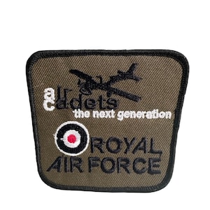 RAF Next Generation Aircraft Embroidered Patch: Olive Green  8x8cm