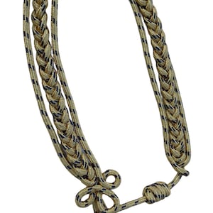 Gold & Blue Military Shoulder Dress Aiguillette / Cord