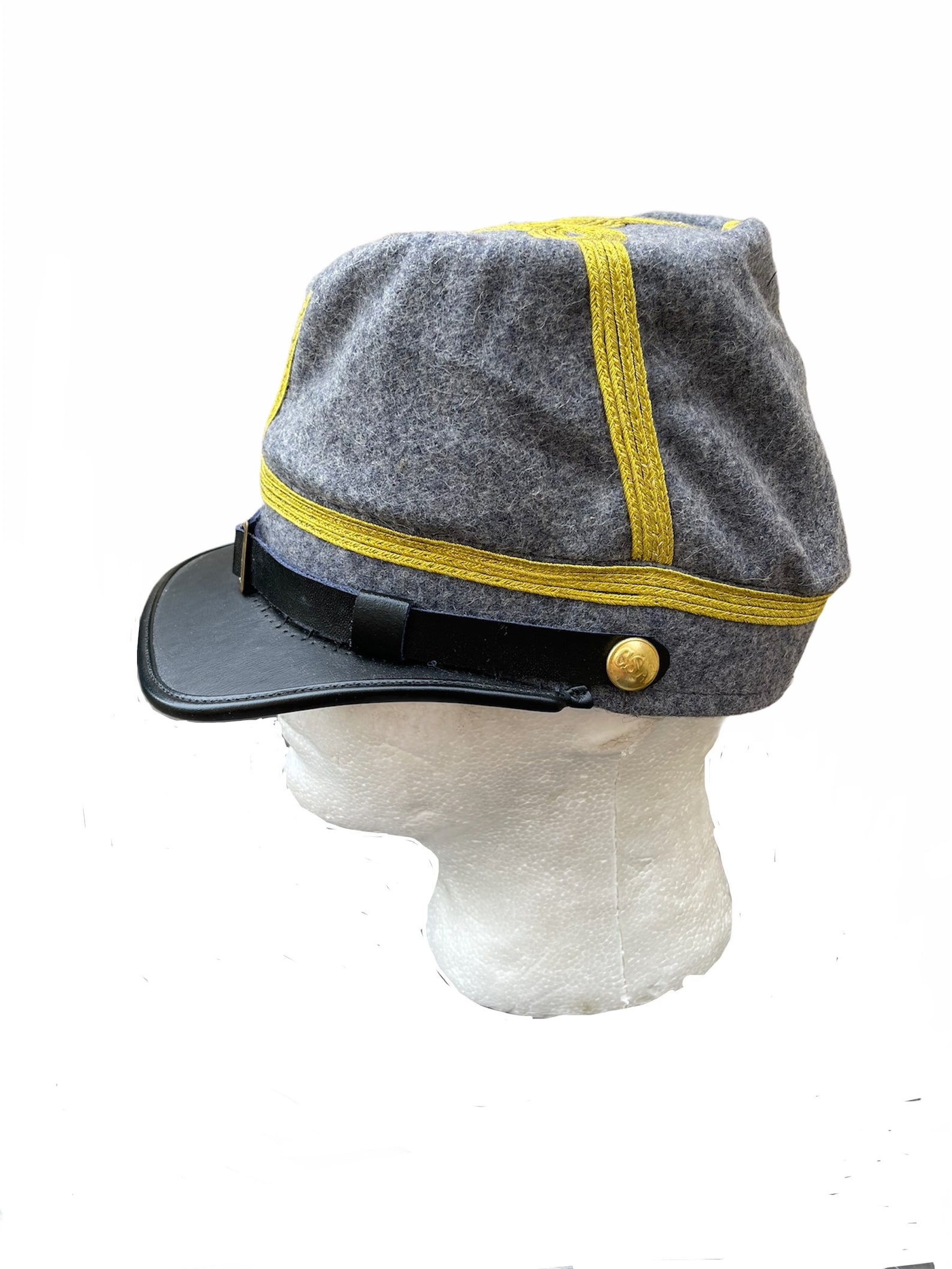 U.S Union Civil War ACW Confederate Cavalry Generals Kepi Hat Etsy