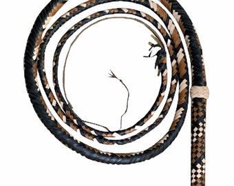 Offer price Western Crafts  10 Foot whip cowhide Leather 16 plait whip