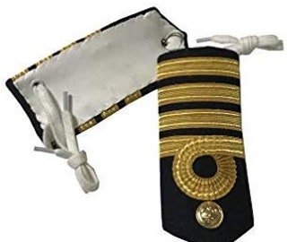 Royal Navy Captain Rank Shoulder Strap Board Epaulette