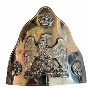 French first empire old guard bearskin Shako/Hat plate
