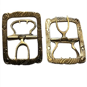 NAPOLEONIC 18th Century shoes Buckle Pair