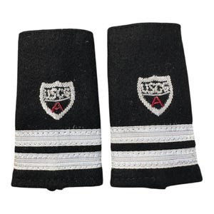 U.S Coast Guard Auxiliary shoulder board Enhanced ADSO,D-AD & BA
