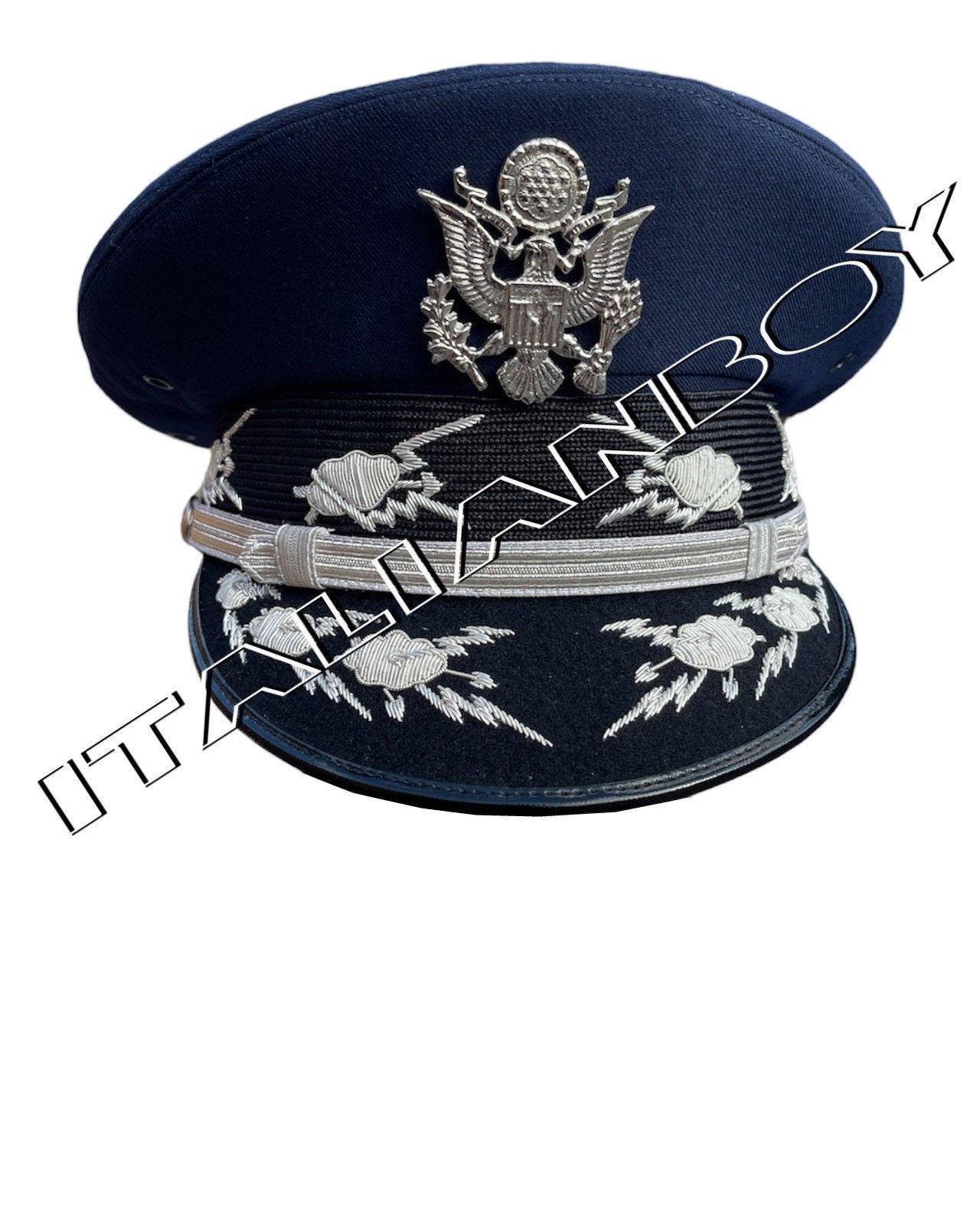 USAF Airforce Chief of Staff General Officers Parade Dress Visor Hat Cap
