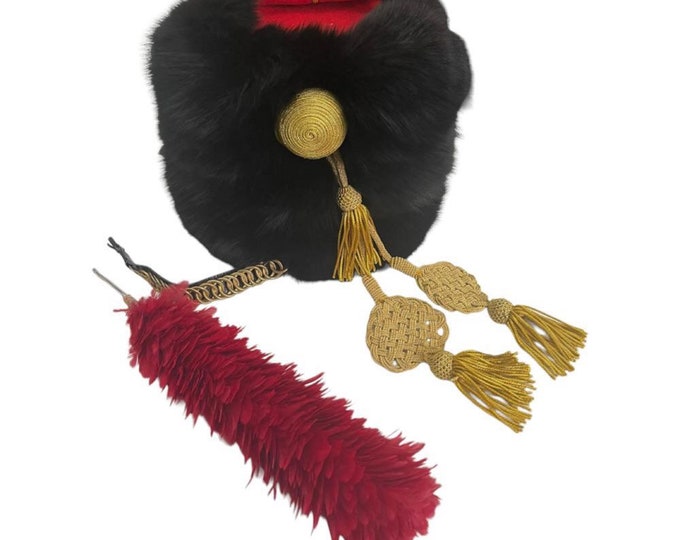 Colback Hat for “ Chasseur a Cheval De La Garde” or Hussar Size: 59cm ...
