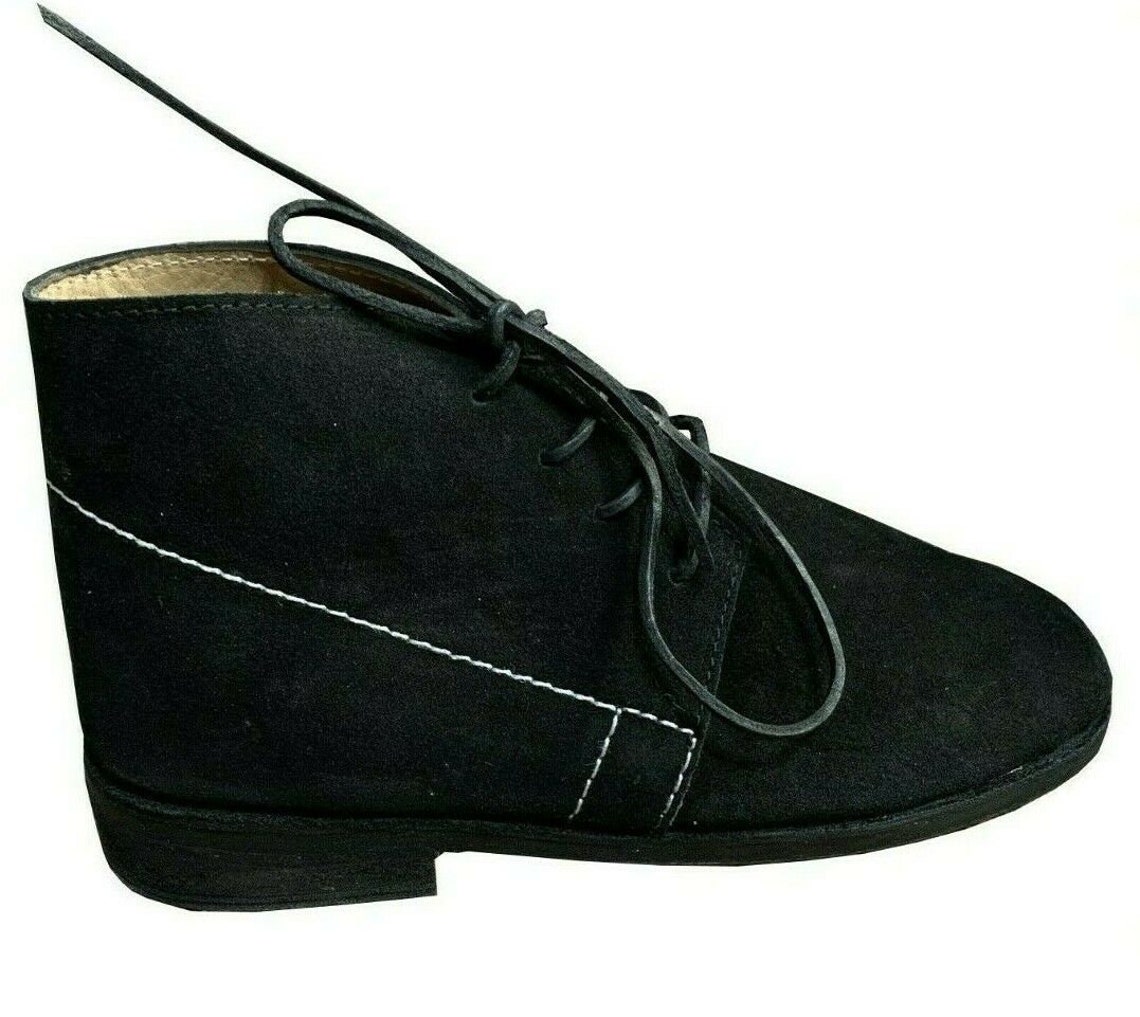 Civil War Brogans Shoes 100% Real Black Leather - Etsy UK