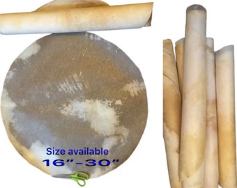 Real Goatskin Drum Skins size:16”,18”,20”,22”,24”26”,28”30”