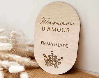 Customizable Mother's Day decoration, personalized mom gift, happy mom's day, wood decoration, Mother's Day gift