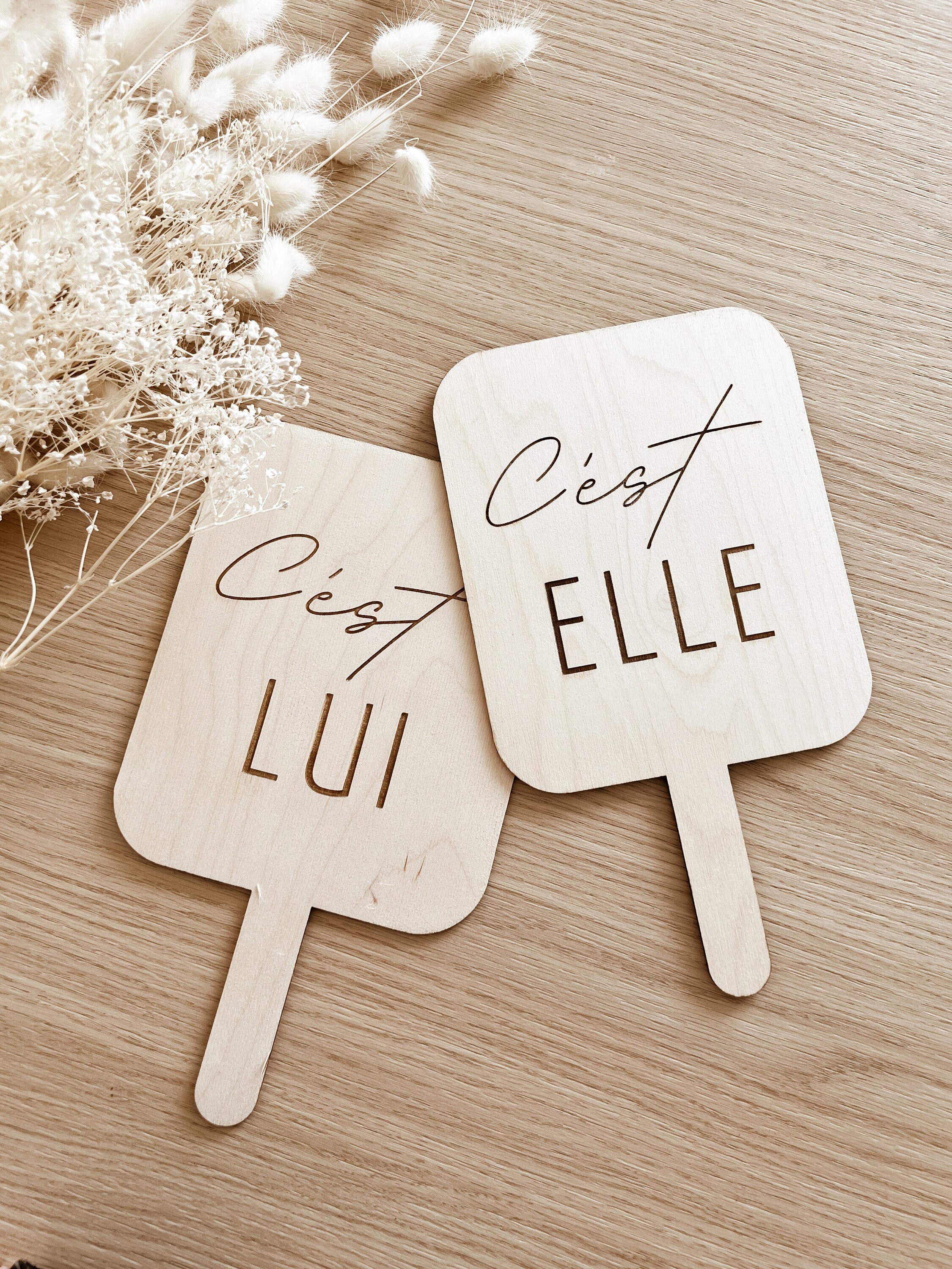 Jeu Elle Et Lui Pancarte à Imprimer Gratuitement Jeu des Mariés Lui/Elle en bois pancarte en bois jeu mariage - Etsy France