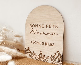 Customizable Mother's Day decoration, personalized mom gift, happy mom's day, wood decoration, Mother's Day gift