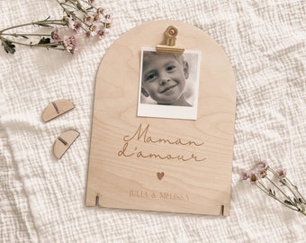 Personalized Mother's/Father's Day photo frame, wooden photo frame, Mother's Day gift, mom gift, personalized gift