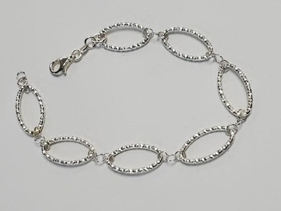 Vintage Italian Marsala Sterling Silver Bracelet - image 2