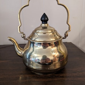 Vintage India brass kettle