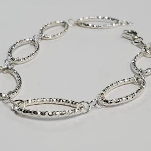 Vintage Italian Marsala Sterling Silver Bracelet image 1