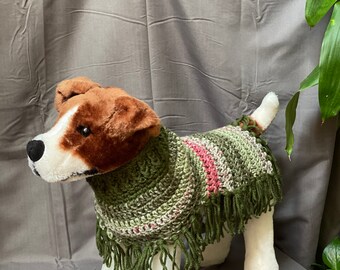 Dog Poncho/Sweater, Size Medium