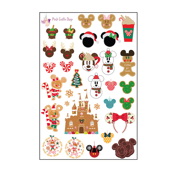DESNEY Poster Stickers Deco Pack Stationery Planner Stickers Diary Stickers Scrapbooking Stickers Decorative Stickers School