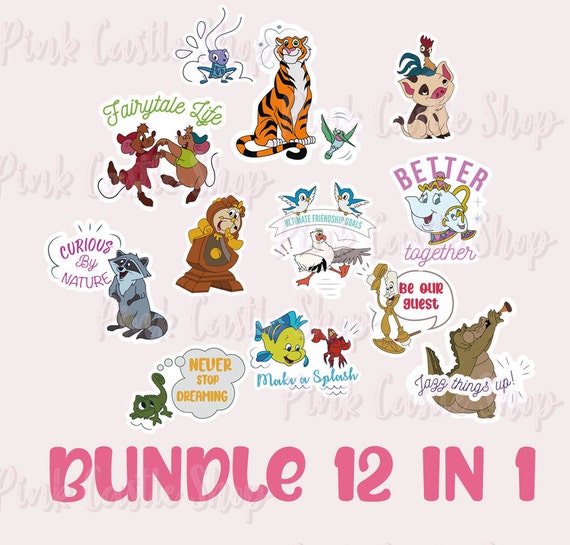 Disney Sticker Pack Disney Sticker | Etsy