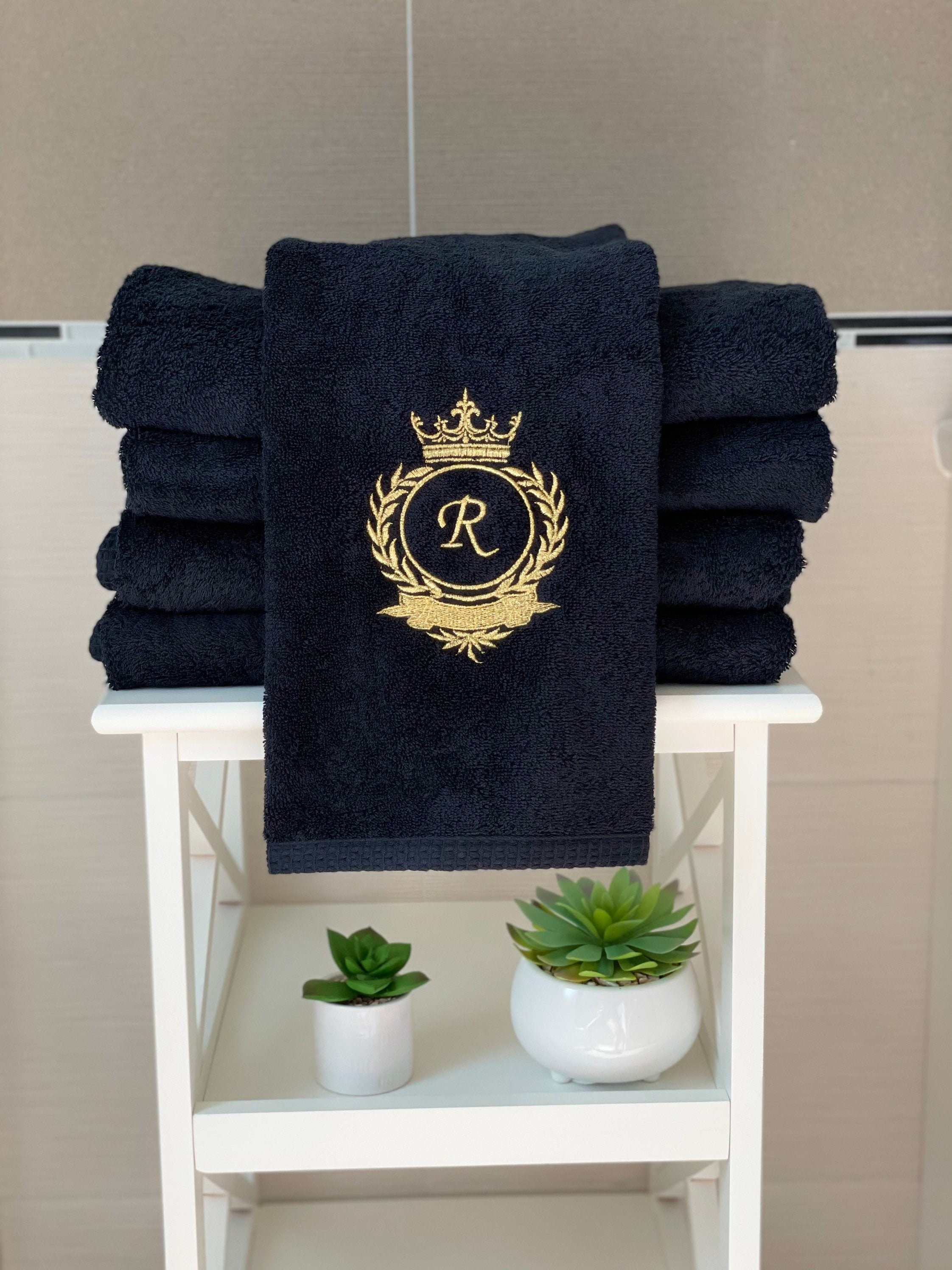 Bathroom rug and towel set Etsy.de