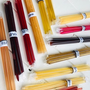 Infused Honey Straws, Raw Honey Sticks ~ 60+ Flavors All-Natural Raw Flavored Honey