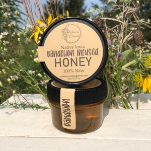 Dandelion Infused Honey Limited Edition All Natural, Raw, Unfiltered, Small Batch Flavored Honey image 3