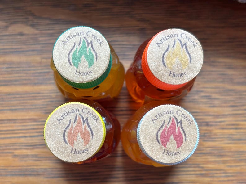 Mini 2oz Honey Bear-22 Flavors to Choose From, Tiny Honey Bear Gift, Naturally Infused Honey, Party Favors, Wedding Favors, Stocking Stuffer image 15