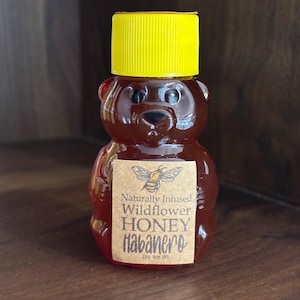 Mini 2oz Honey Bear-22 Flavors to Choose From, Tiny Honey Bear Gift, Naturally Infused Honey, Party Favors, Wedding Favors, Stocking Stuffer image 8