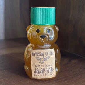 Mini 2oz Honey Bear-22 Flavors to Choose From, Tiny Honey Bear Gift, Naturally Infused Honey, Party Favors, Wedding Favors, Stocking Stuffer image 9