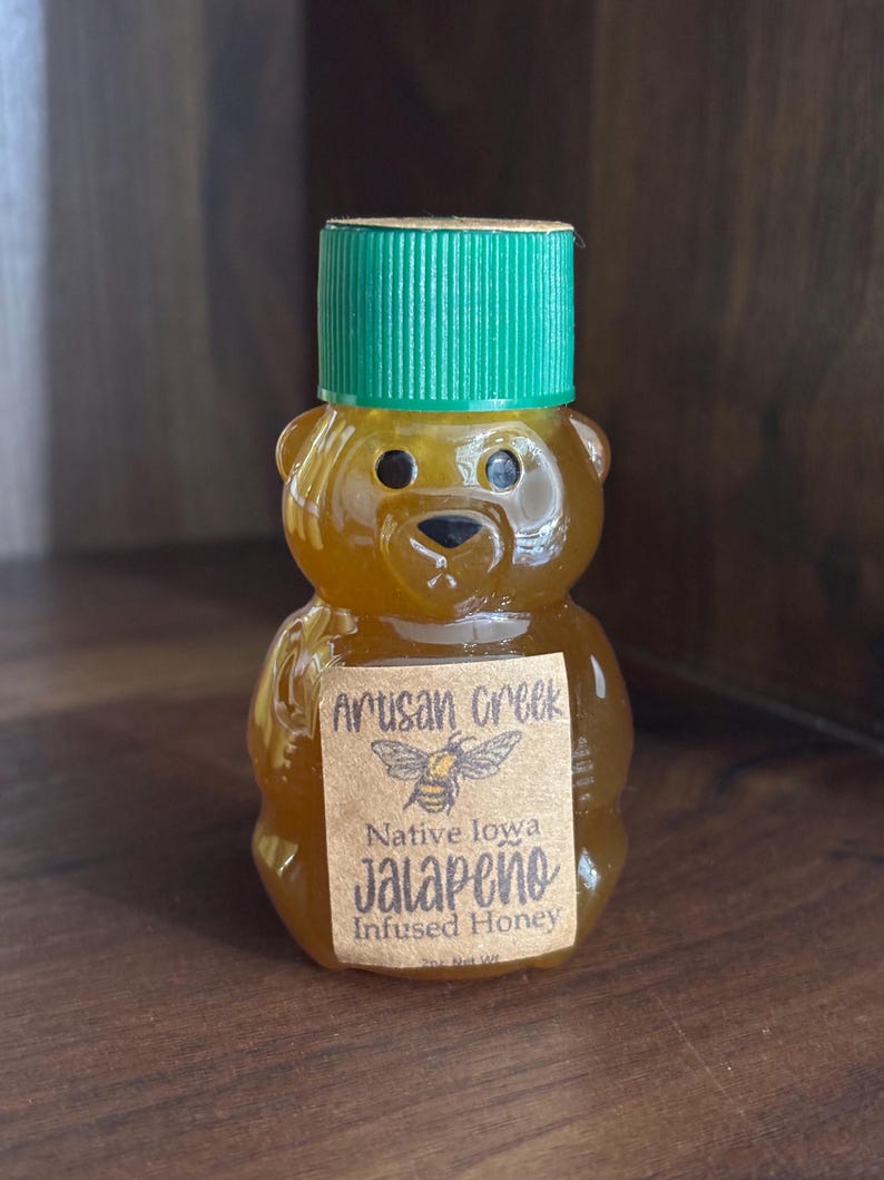 Mini 2oz Honey Bear-22 Flavors to Choose From, Tiny Honey Bear Gift, Naturally Infused Honey, Party Favors, Wedding Favors, Stocking Stuffer image 9