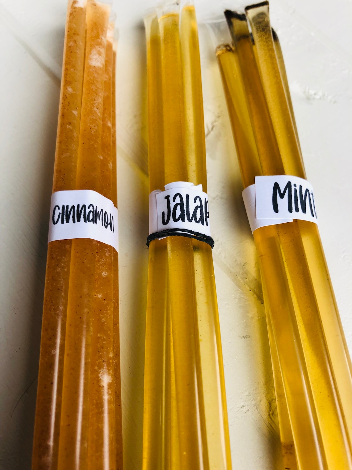 Infused Honey Straws Raw Honey Sticks 40 Flavors Etsy