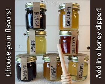 Infused Honey Sampler Flight - Choose your own flavors out of our 50+ flavors, Honey Variety Pack